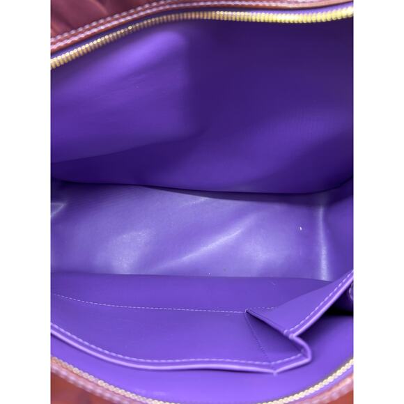 Louis Vuitton Monogram Vernis Sutton Bag*Beautiful Amethyste Large Bag - Picture 12 of 16